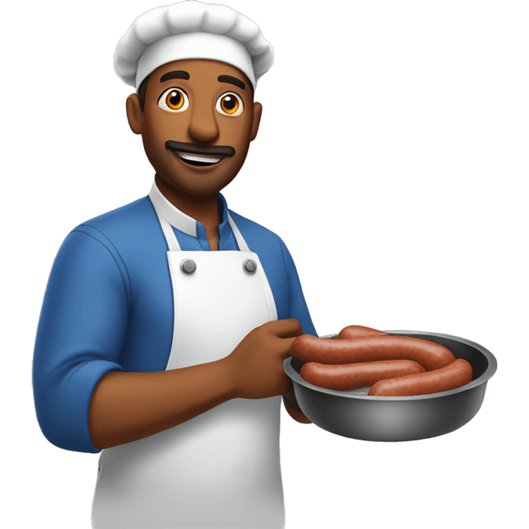 cook with sausage  emoji