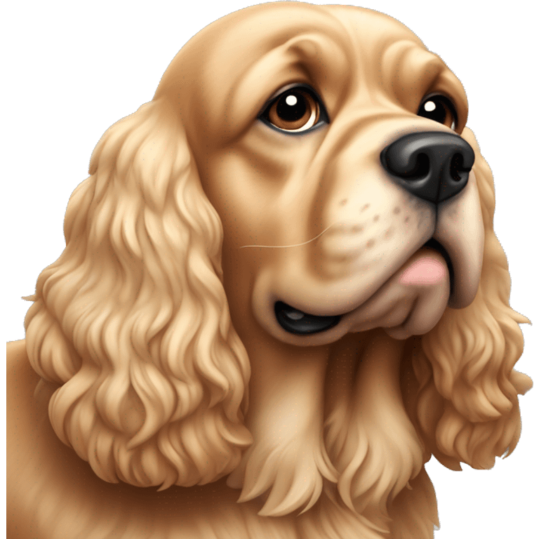 fat cocker spaniel emoji