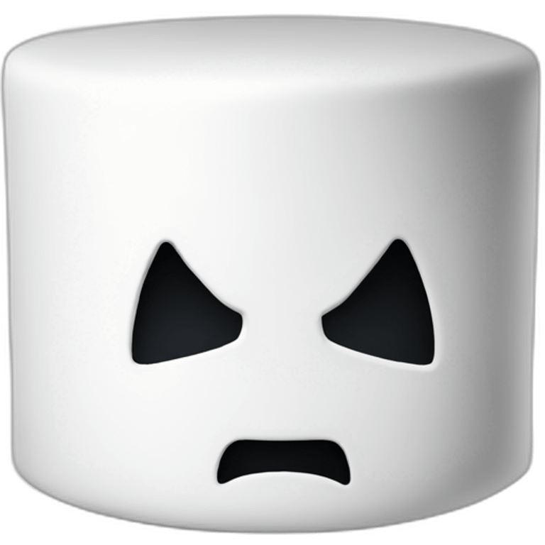 Marshmello getting angry emoji