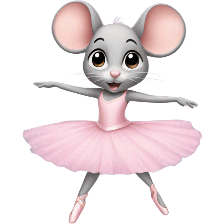 Ballerina mouse emoji