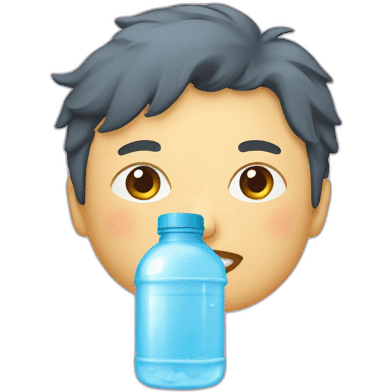 Kawaii water bottle emoji