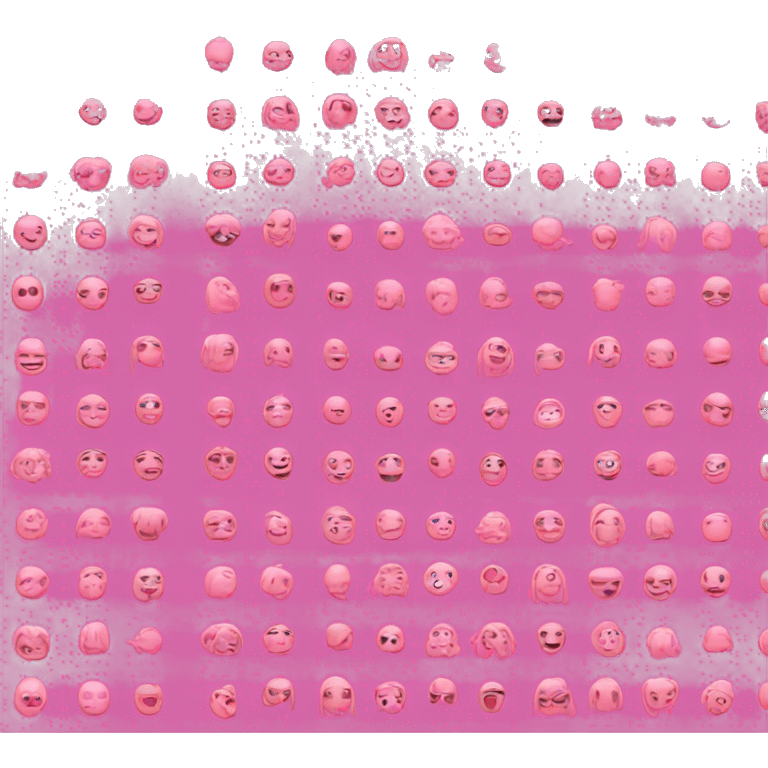 Pink emojis emoji