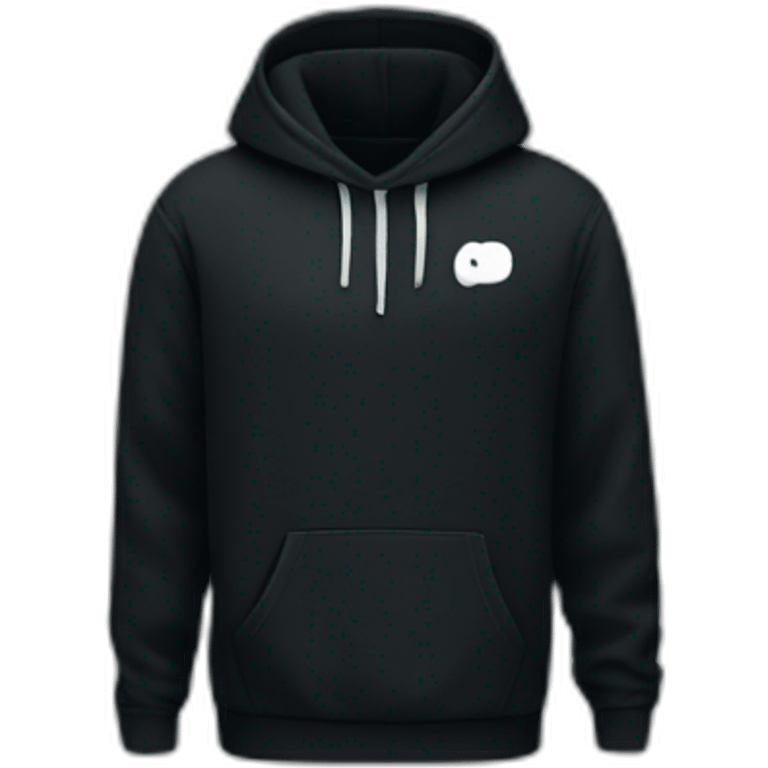 Black Nike hoodie emoji