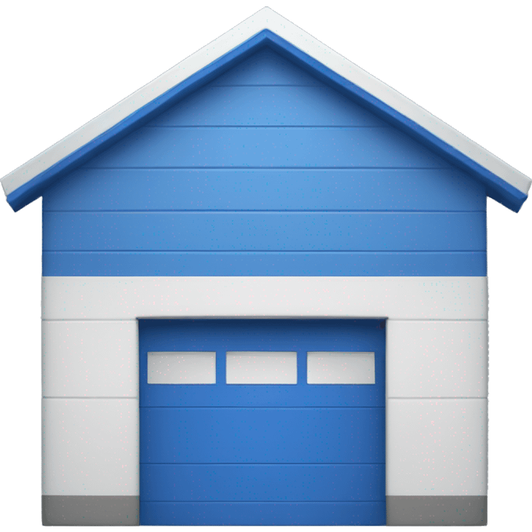 blue garage emoji