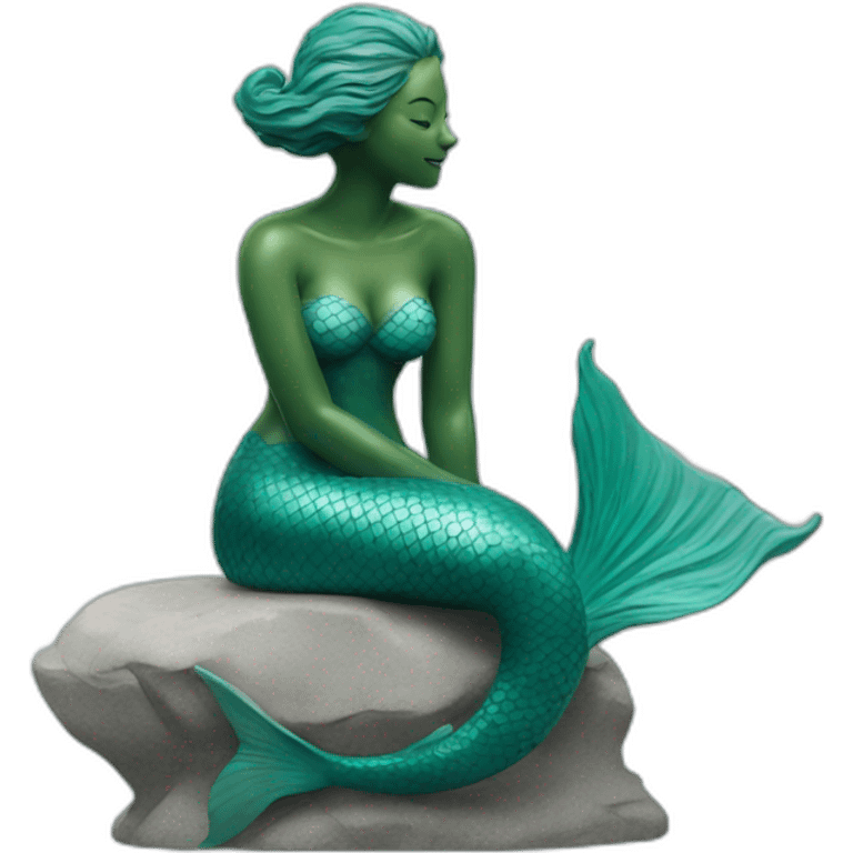 mermaid sculpture emoji