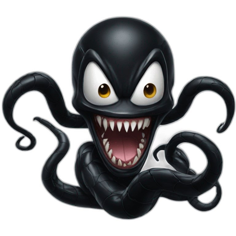 Venom black emoji