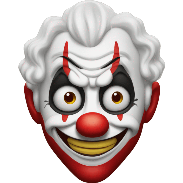 mitad payaso mitad demonio emoji