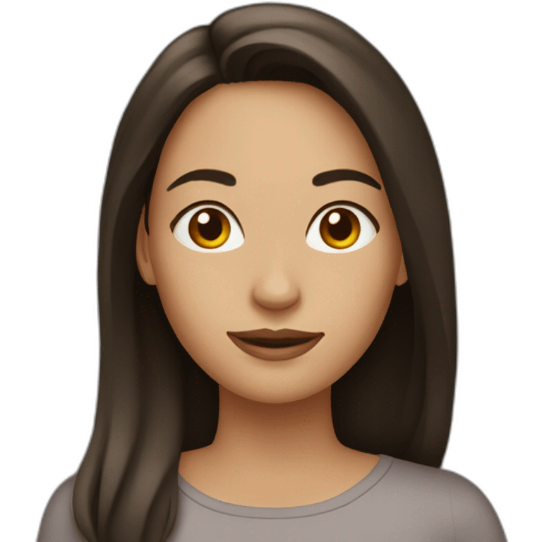 brunette-woman emoji