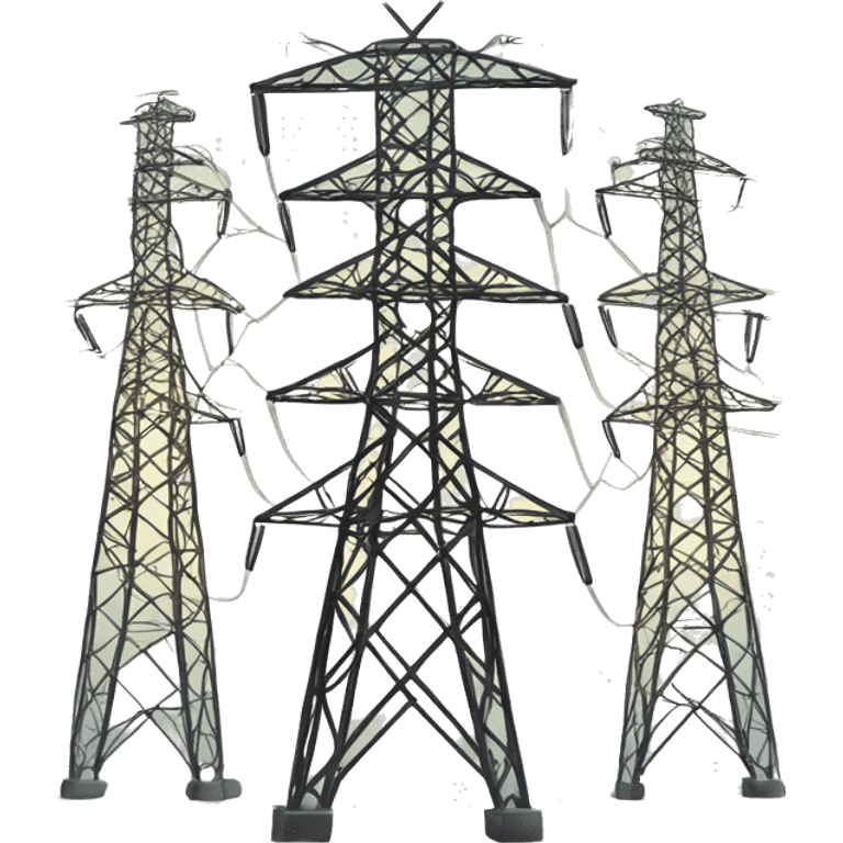 electricity pylon small emoji