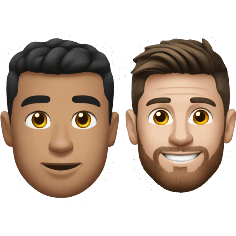 Cristiano Ronaldo et Messi  emoji