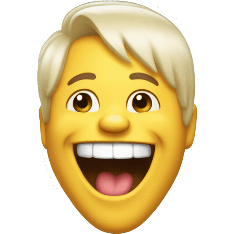 Laughing gose emoji