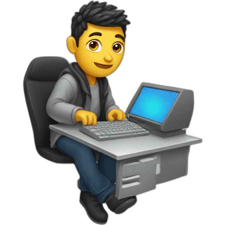 programmer with computer emoji