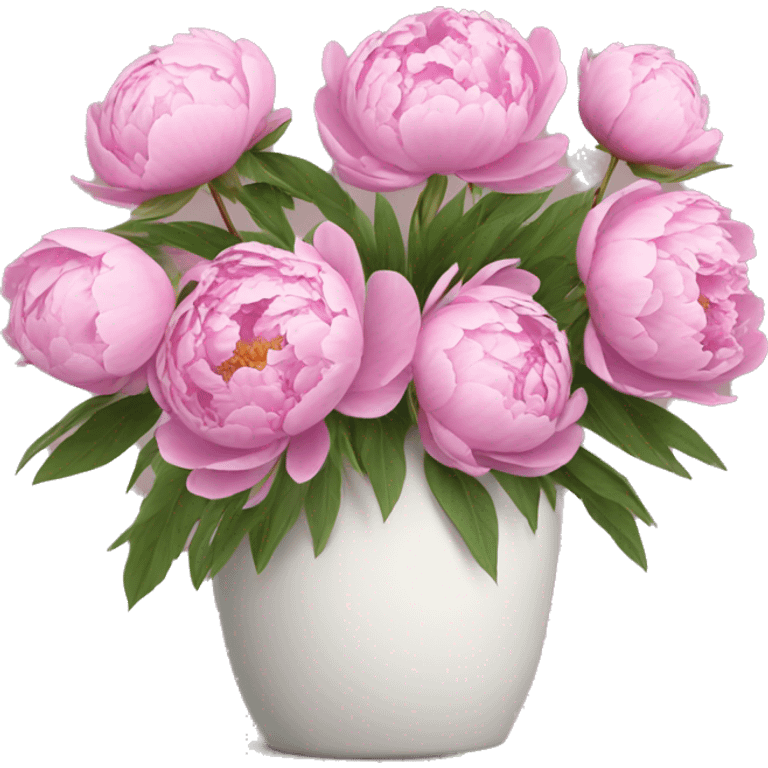 Peonies flowers emoji