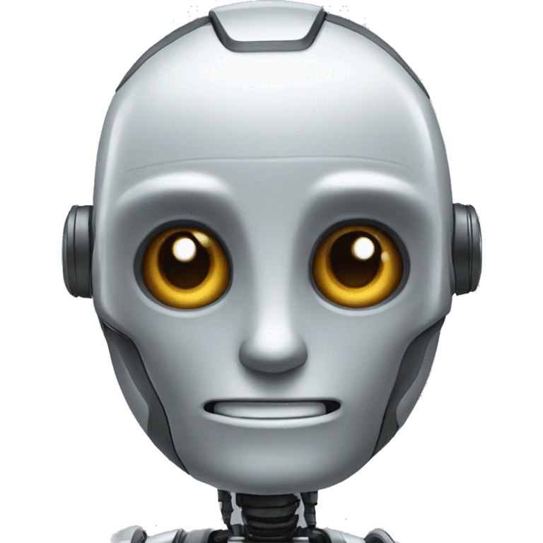 A robot talking  emoji