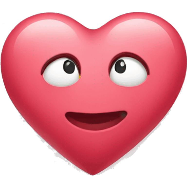 romantic heart representing teenage age emoji