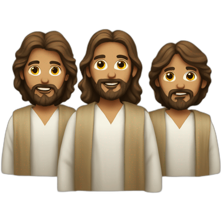 jesus and his disciples emoji