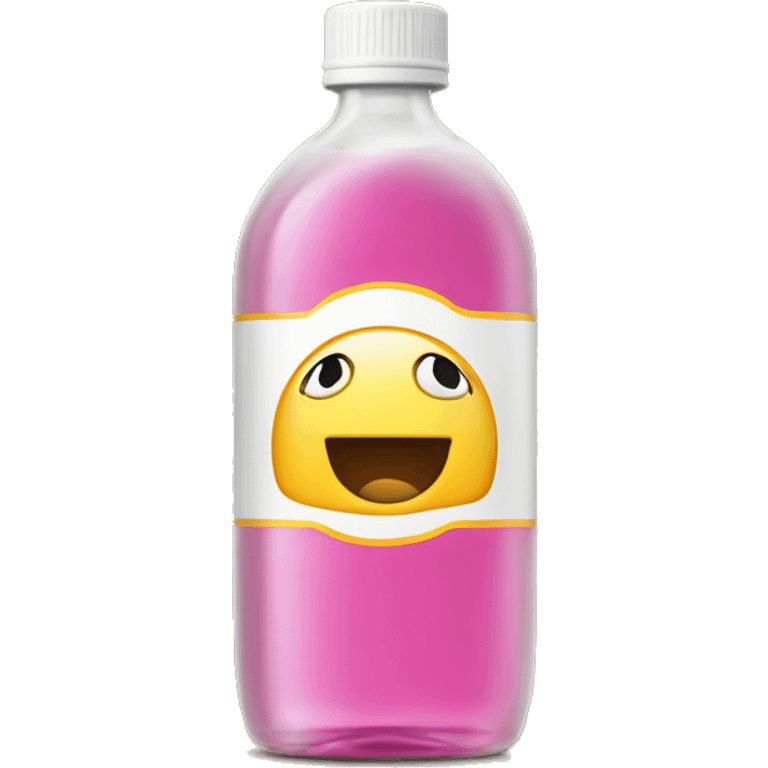 Bottle of baby oil that’s says “Bobby Oil” on the label  emoji