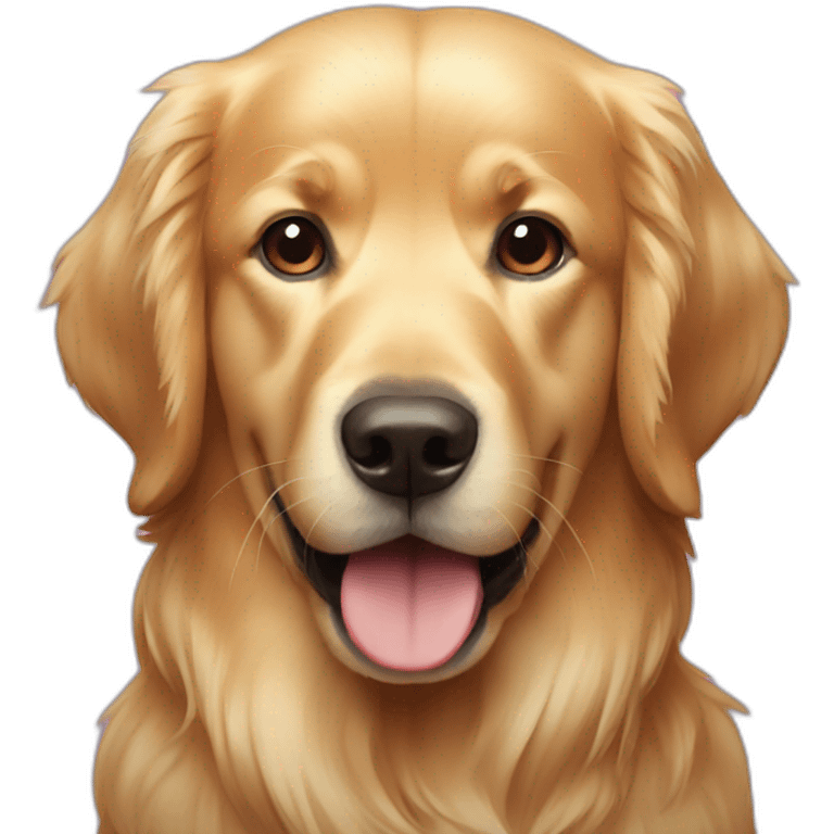 Golden Retriever Birthday  emoji