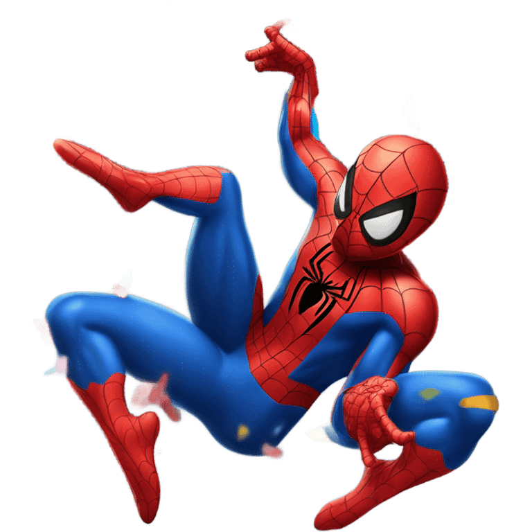 partying spiderman  emoji