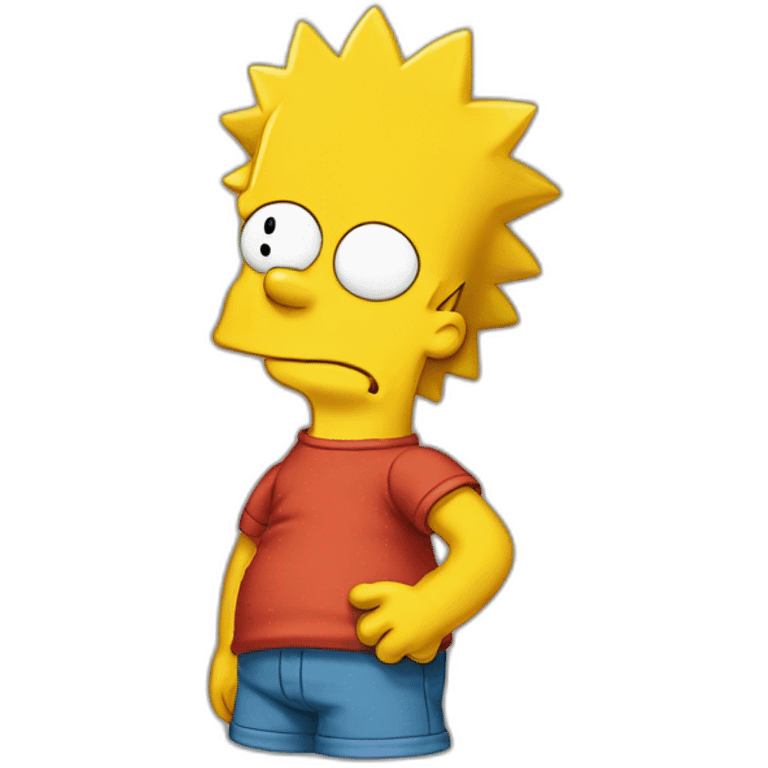 Bart Simpson lafing  emoji