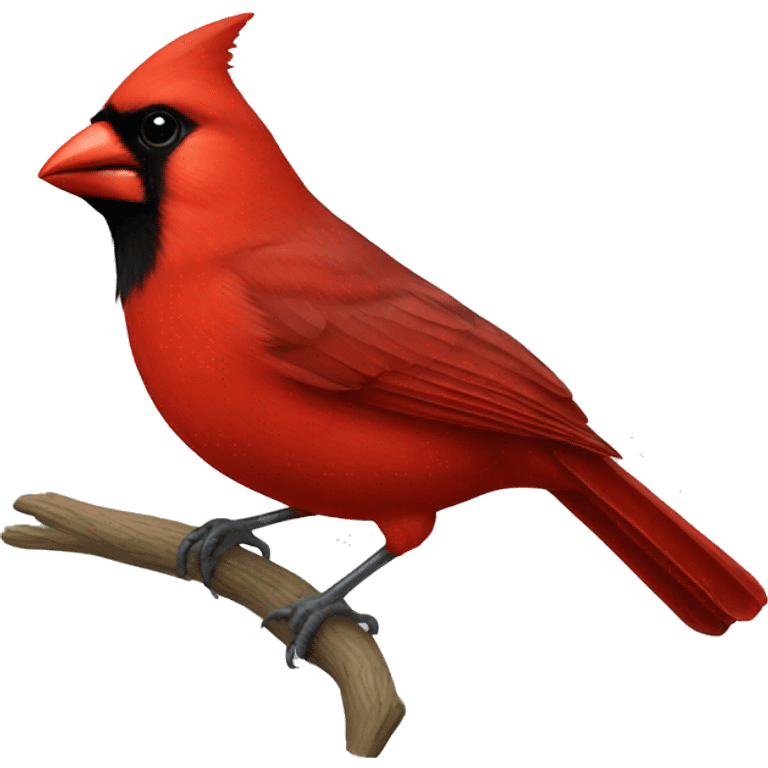 Red cardinal emoji