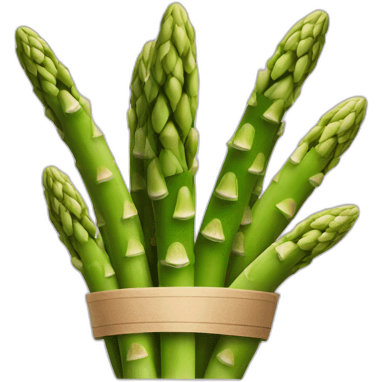 Fashionable asparagus emoji