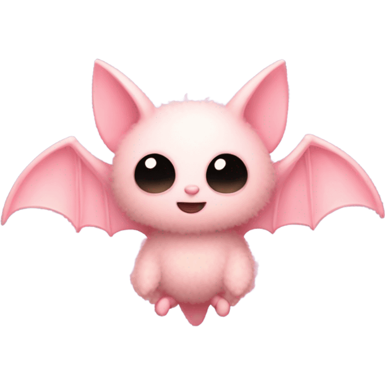 light pink bat  emoji