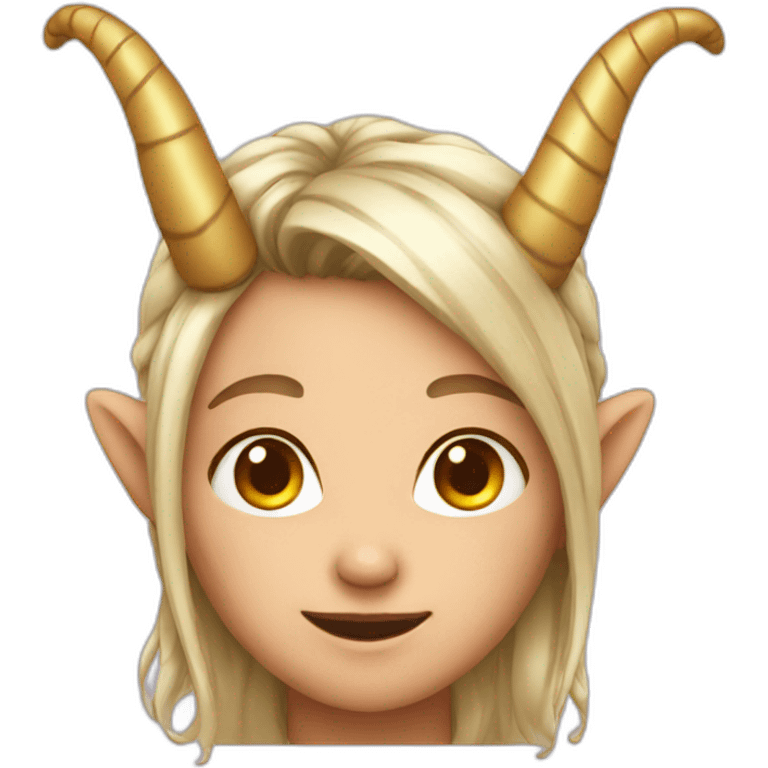 Fairy with horns emoji