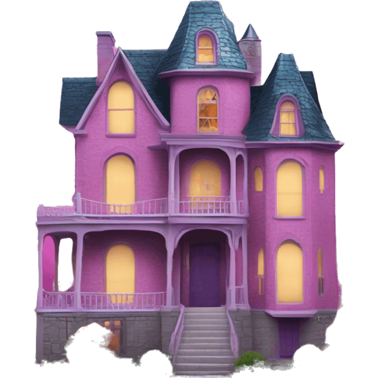 Barbie’s 6 story tall haunted dream house emoji