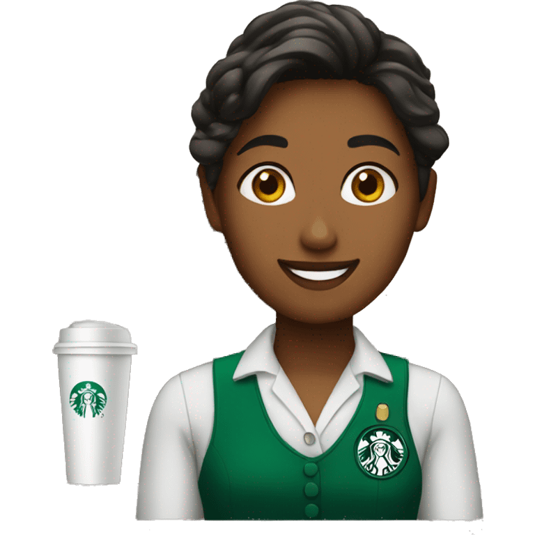 Starbucks cashier  emoji