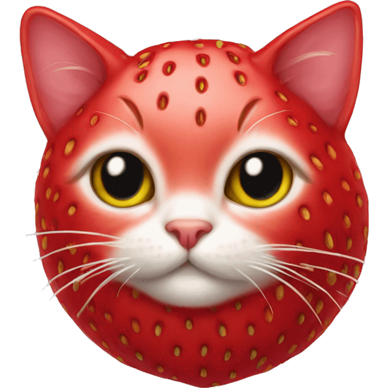 strawberry cat emoji