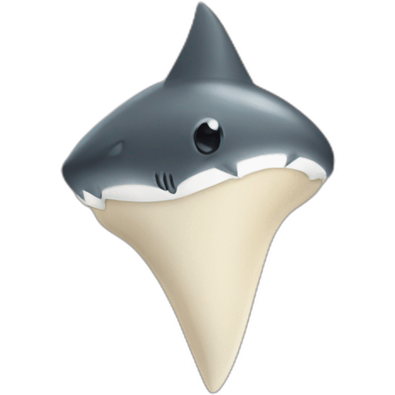 Shark tooth  emoji