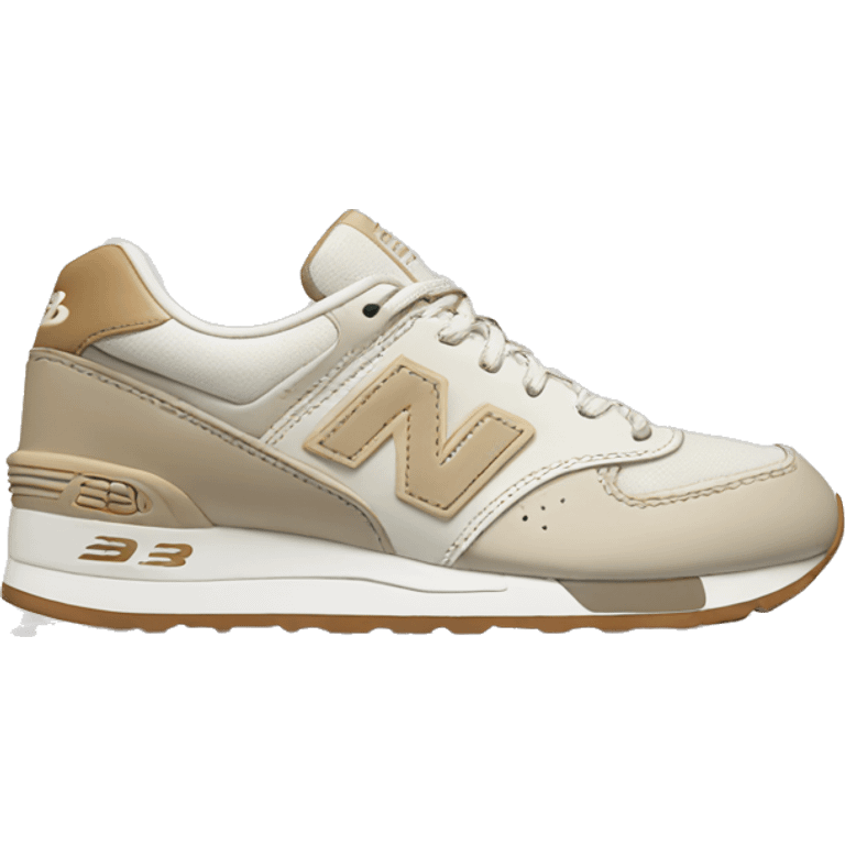 White and beige New Balance shoes emoji