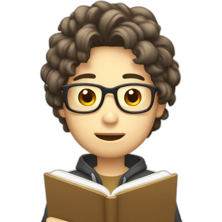 À emoji reading À manga emoji