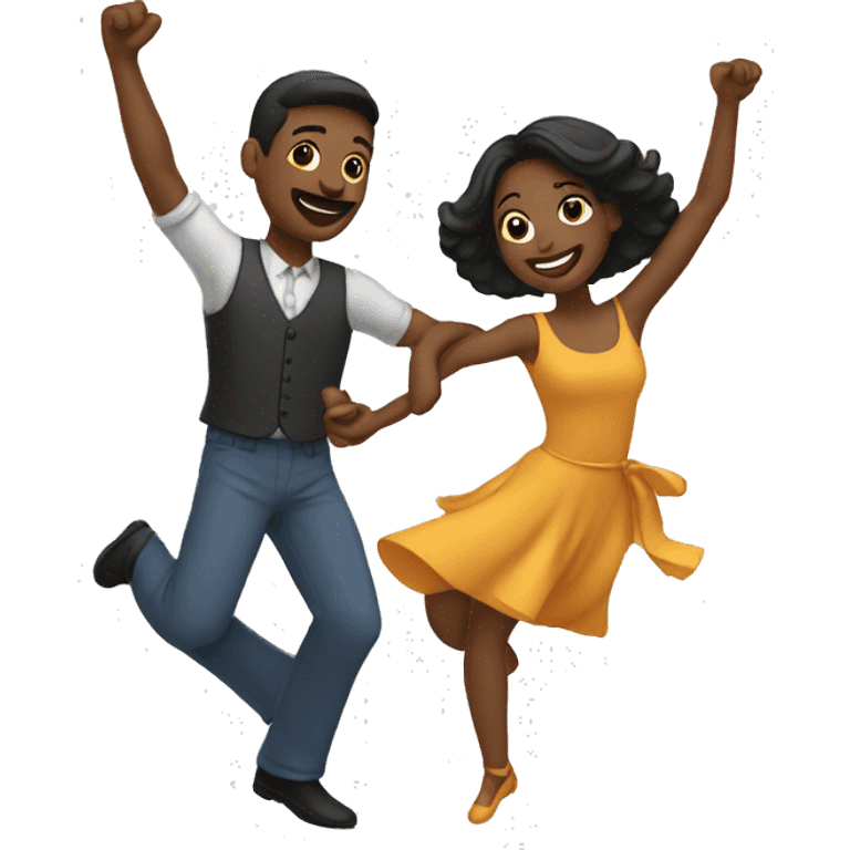 couple dancing emoji