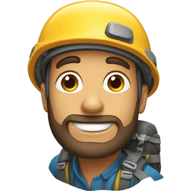 climbing mountant man emoji