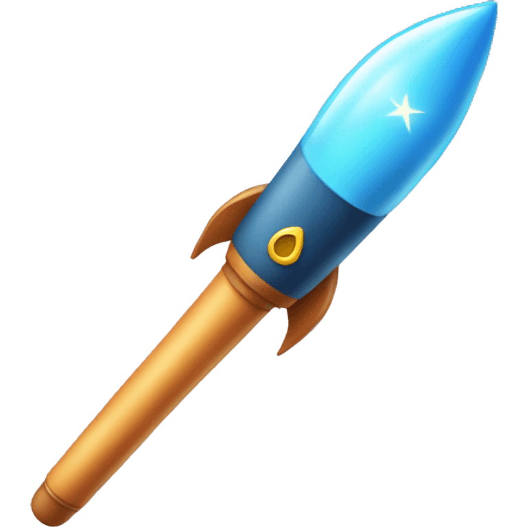 magic wand rocket emoji