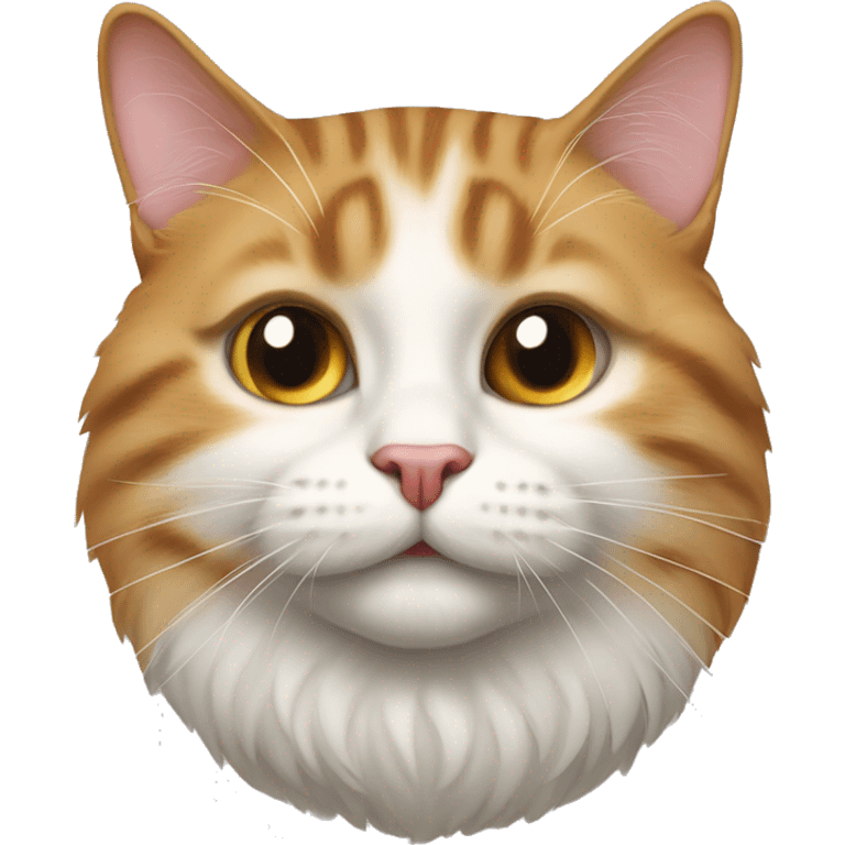 Männliche übergewichtige britisch kurzhaar katze emoji