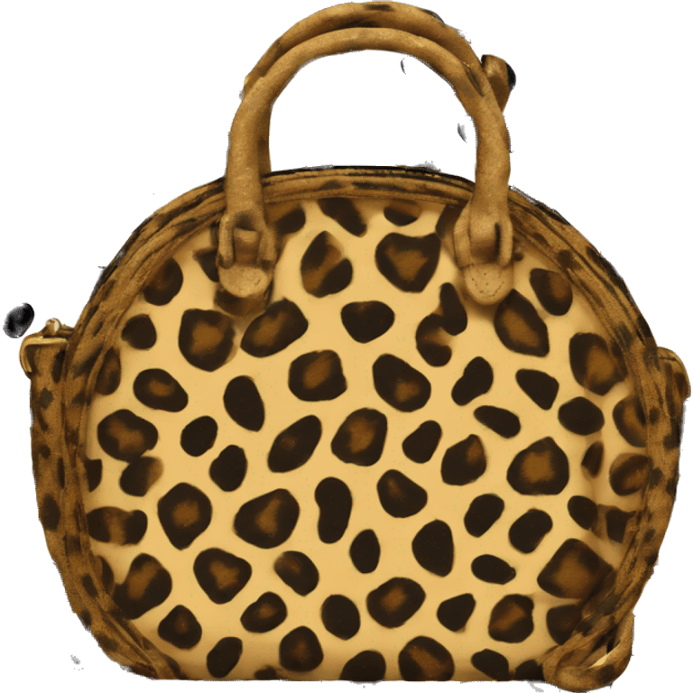 Leopard print bag emoji