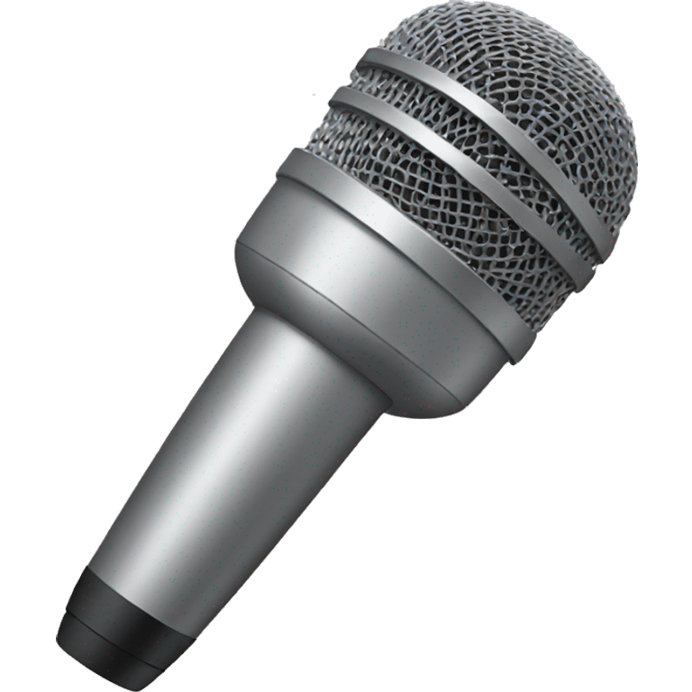 A microphone  emoji