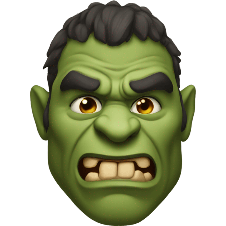 orc funny face emoji