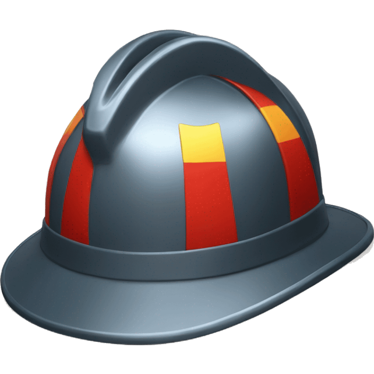 Fireman helmet emoji