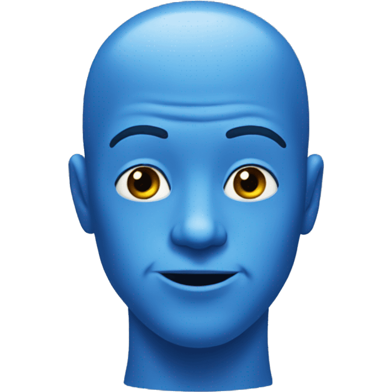 blue man emoji