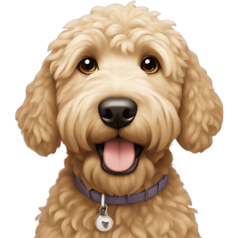 Golden doodle emoji