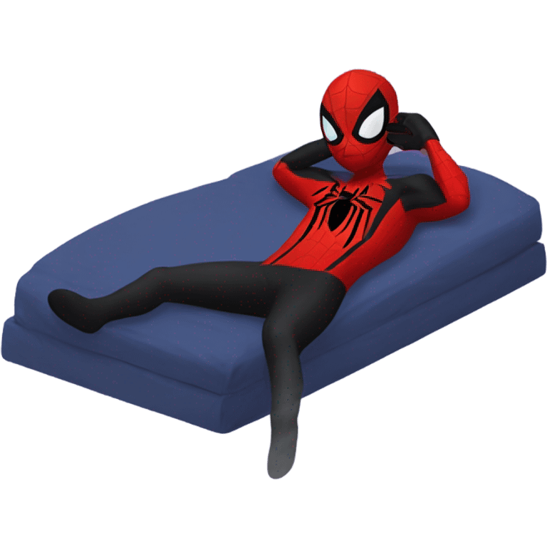 Miles spider man sleepimg emoji