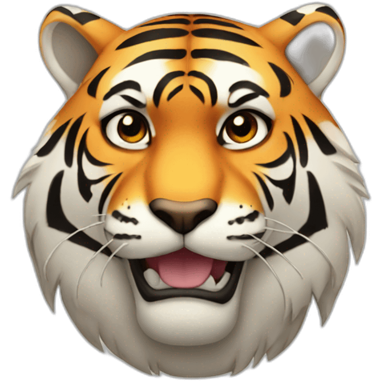 Fat tiger emoji