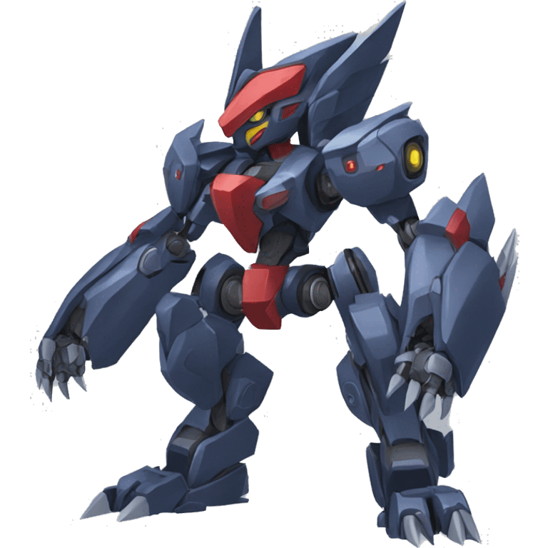 Bisharp-Zoroark-medabot-Mecha full body emoji