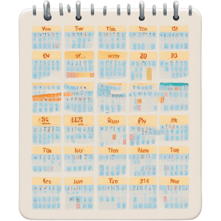  Calendar  emoji