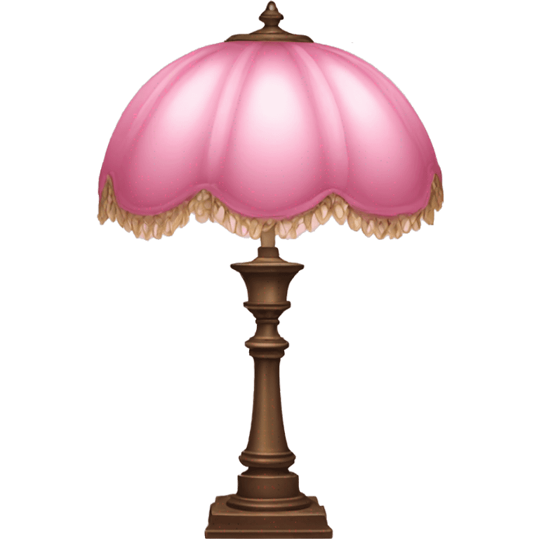 pink antique lamp emoji