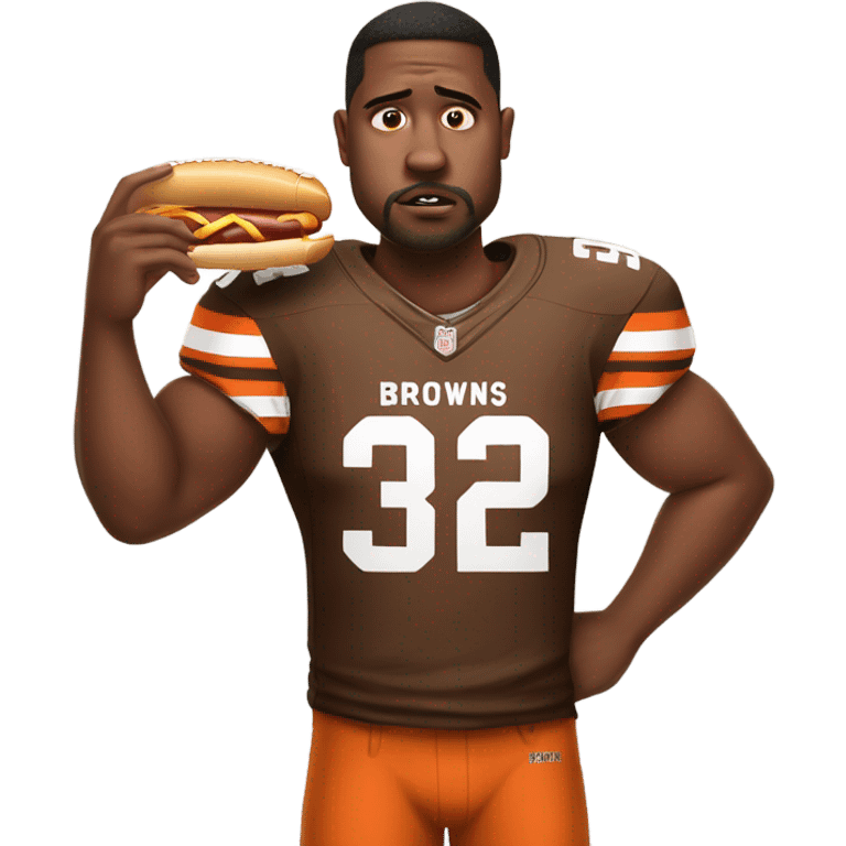 Sad Browns fan emoji